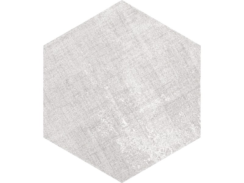 Feinsteinzeug Hexagon Fabrik Silver Glasiert Matt 21 5 X 25 X 0 9 Cm