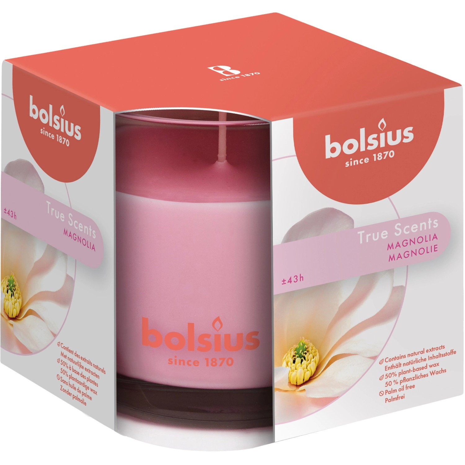 Bolsius Duftkerze True Scents Im Glas Magnolie Gro Kaufen Bei Obi