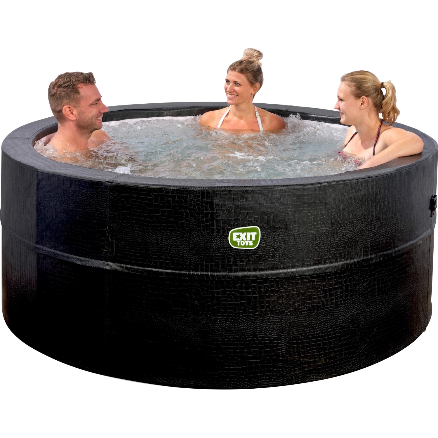 EXIT Leather Premium Whirlpool Schwarz für 4 Personen kaufen bei OBI