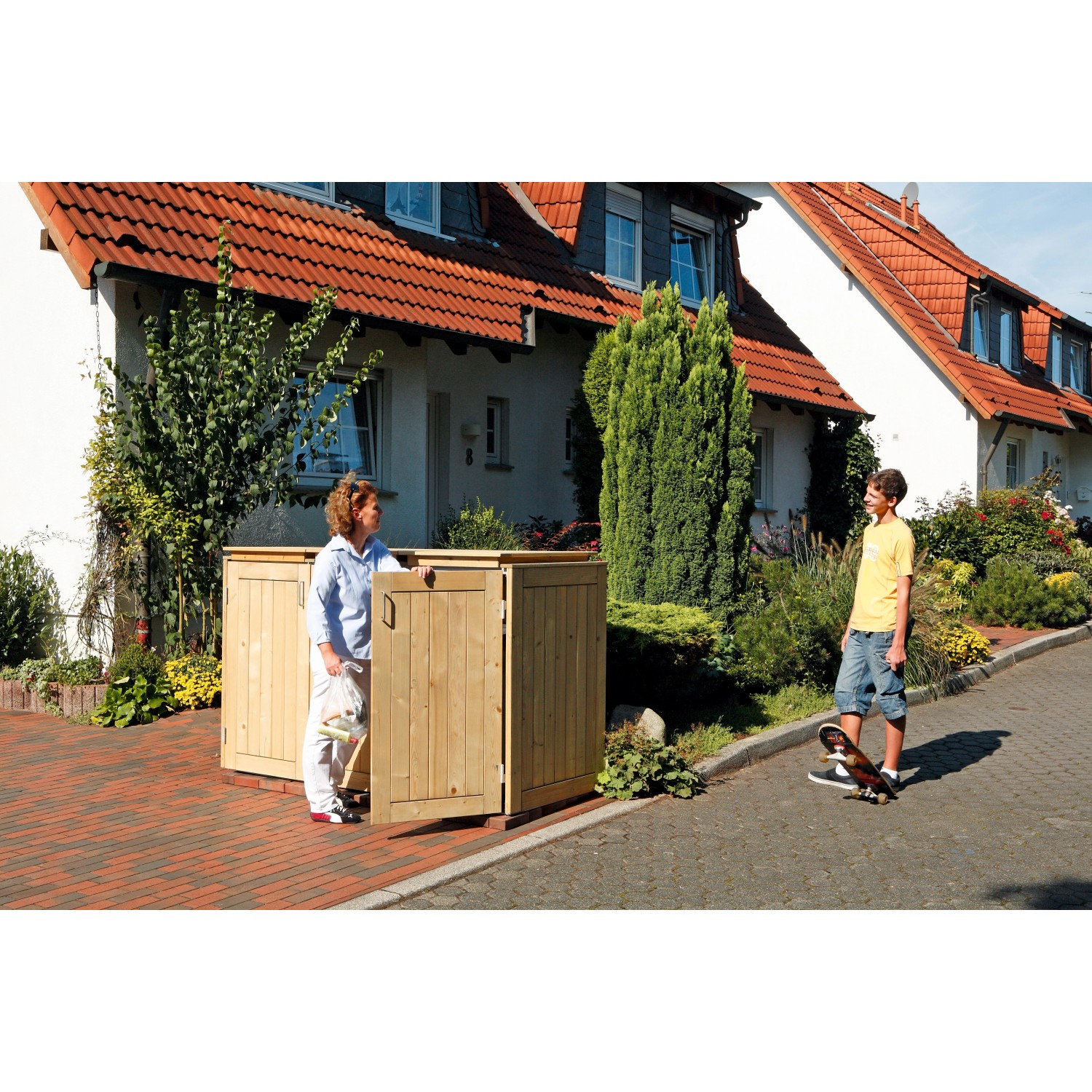 Mülltonnenbox System Binto Grundverkleidung Nadelholz FSC kaufen bei OBI