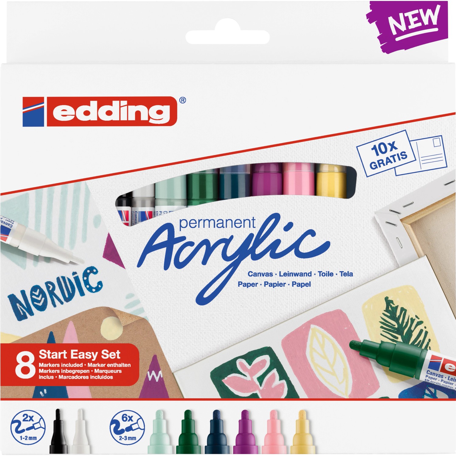 Edding Acryl Einstiegsset Nordic Kaufen Bei OBI