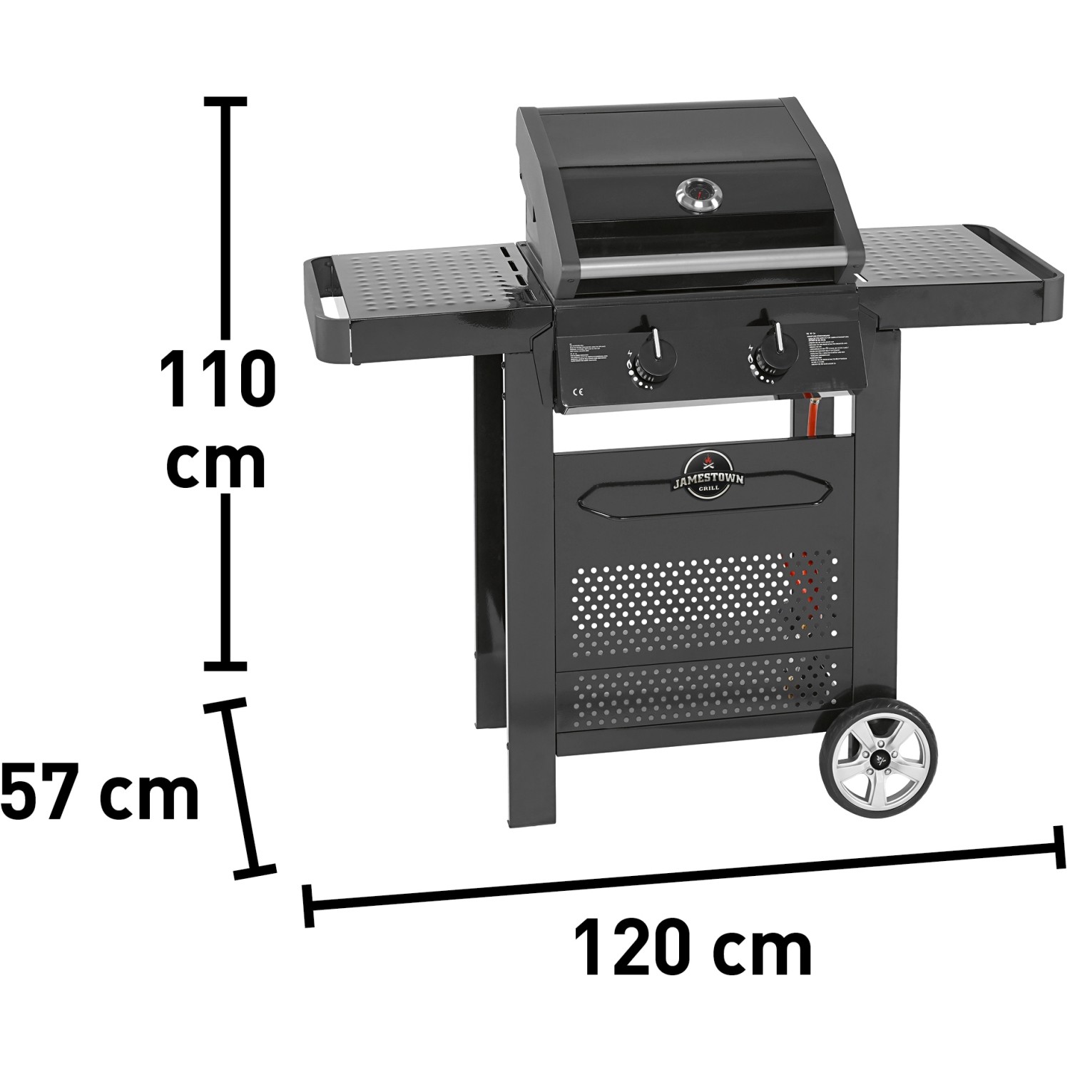 Jamestown Brenner Gasgrill Percy Kaufen Bei Obi