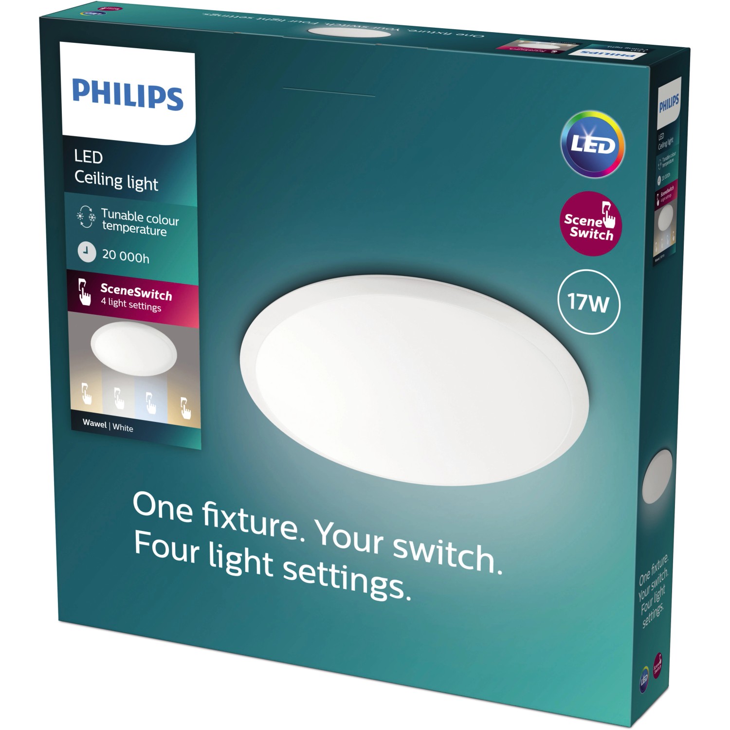 Philips Led Deckenleuchte Myliving Wawel Sceneswitch Tunable White