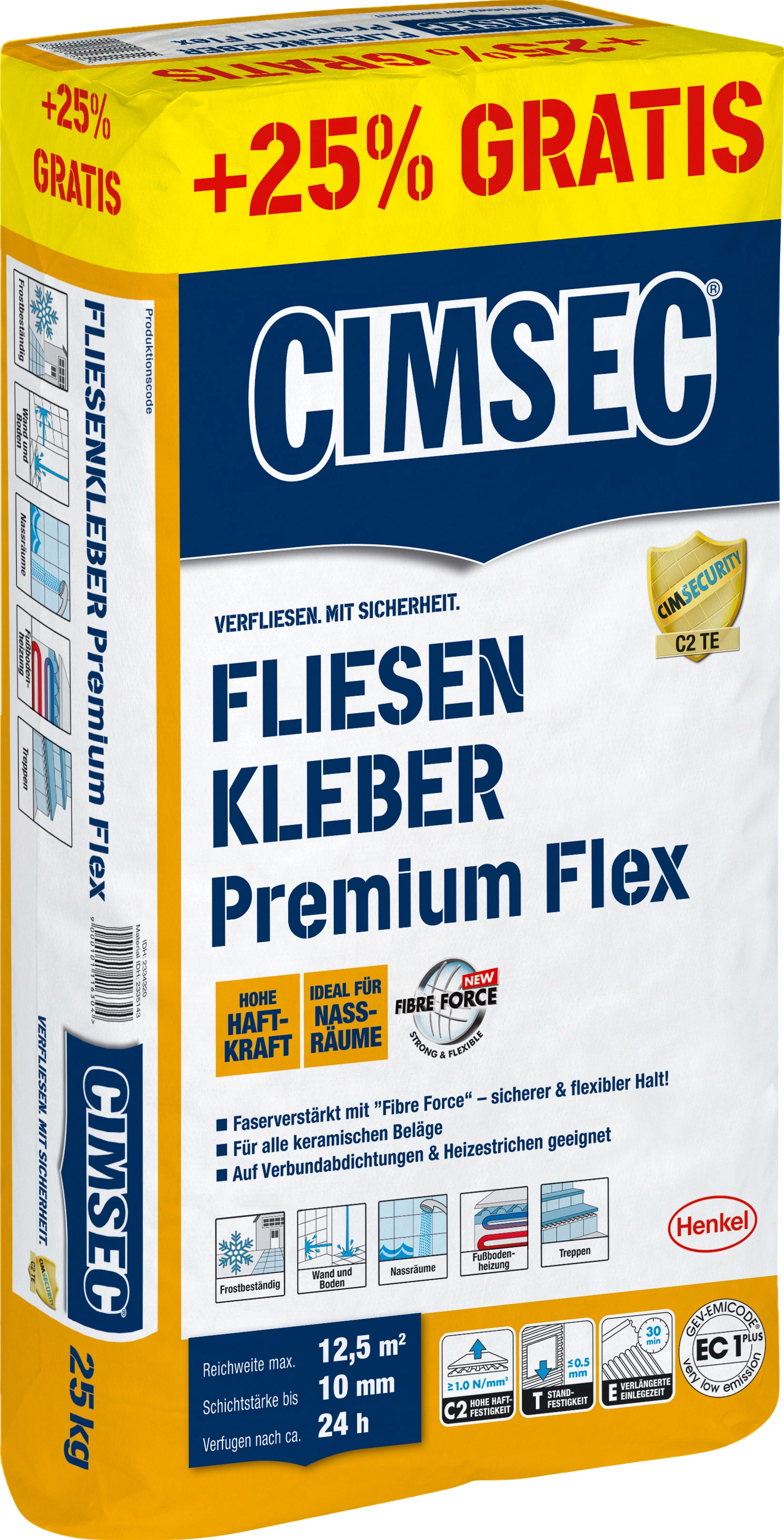 Cimsec Fliesenkleber Premium Flex Mit Fibre Force Kg Kaufen Bei Obi