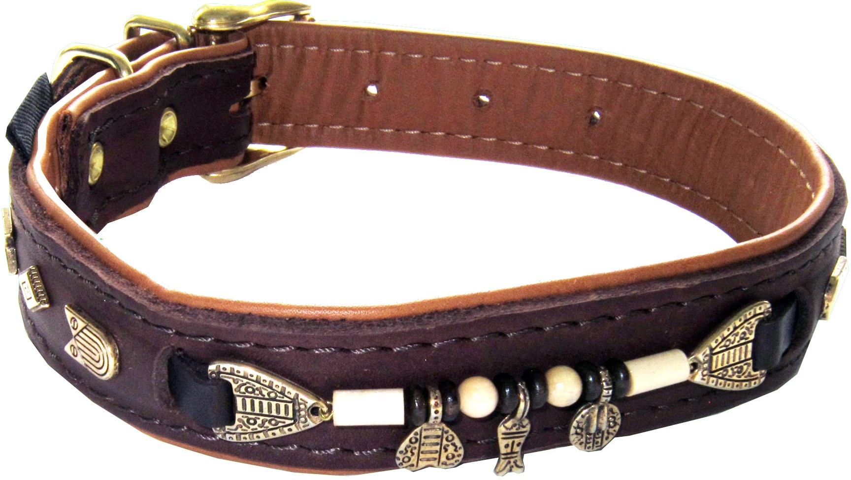 Heim Hundehalsband Buffalo Breite Mm L Nge Cm Braun Cognac Kaufen