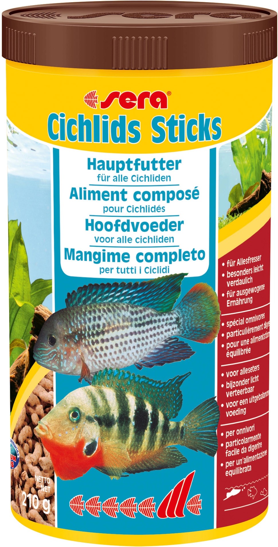 Sera Fischfutter Sticks Cichlids Nature Ml G Kaufen Bei Obi