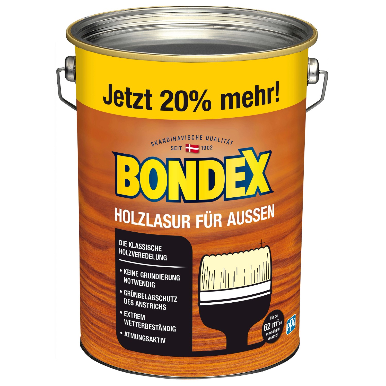 Bondex Holzlasur für Außen Kiefer seidenglänzend 4 8 l kaufen bei OBI