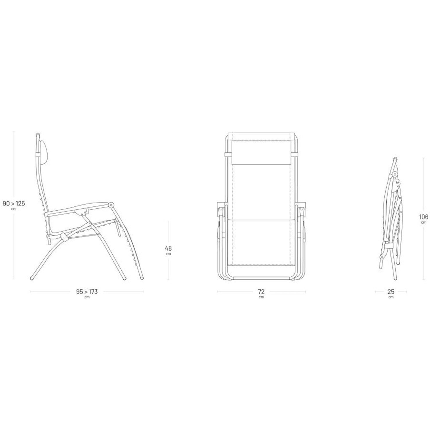 Lafuma Mobilier Relaxsessel Rsx Clip Xl Ac Aircomfort Taupe Kaufen Bei Obi