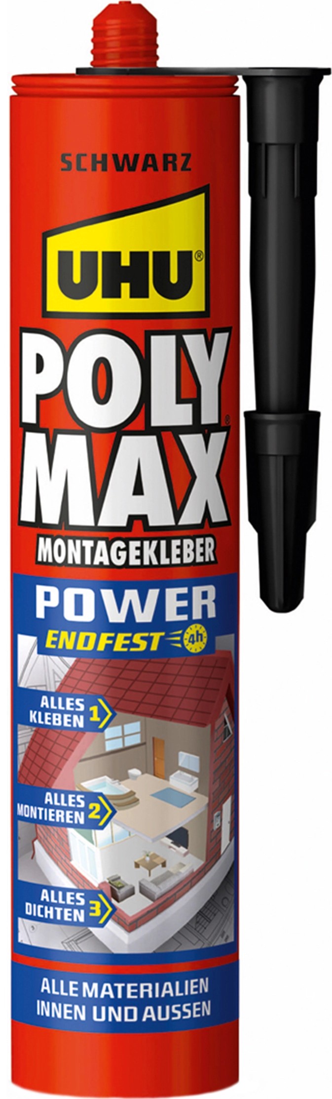 Uhu Poly Max Montagekleber Power Schwarz G Kaufen Bei Obi