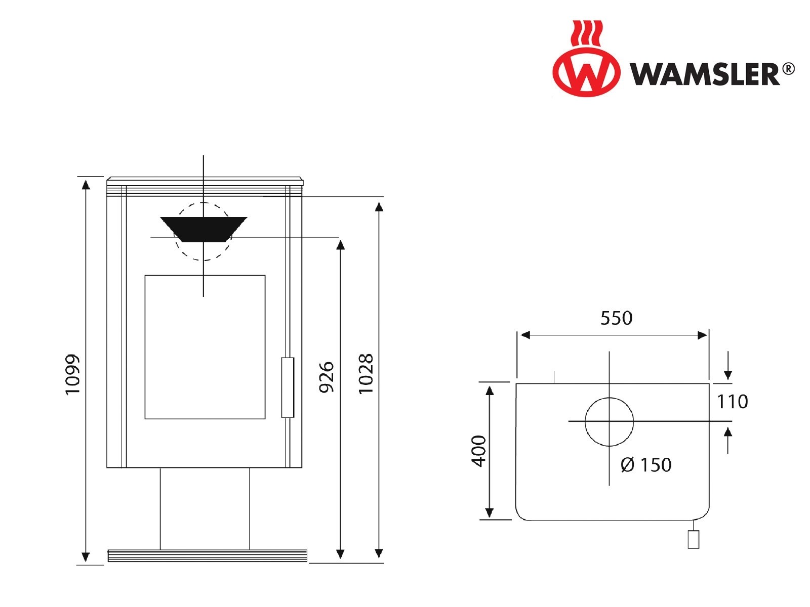 Wamsler Kaminofen Trion Kw Eek A Kaufen Bei Obi