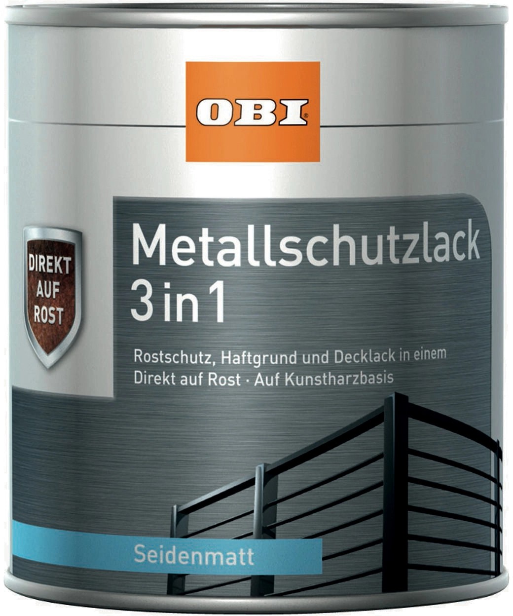 OBI Metallschutzlack 3in1 RAL 7016 Anthrazit Seidenmatt 750 Ml Kaufen