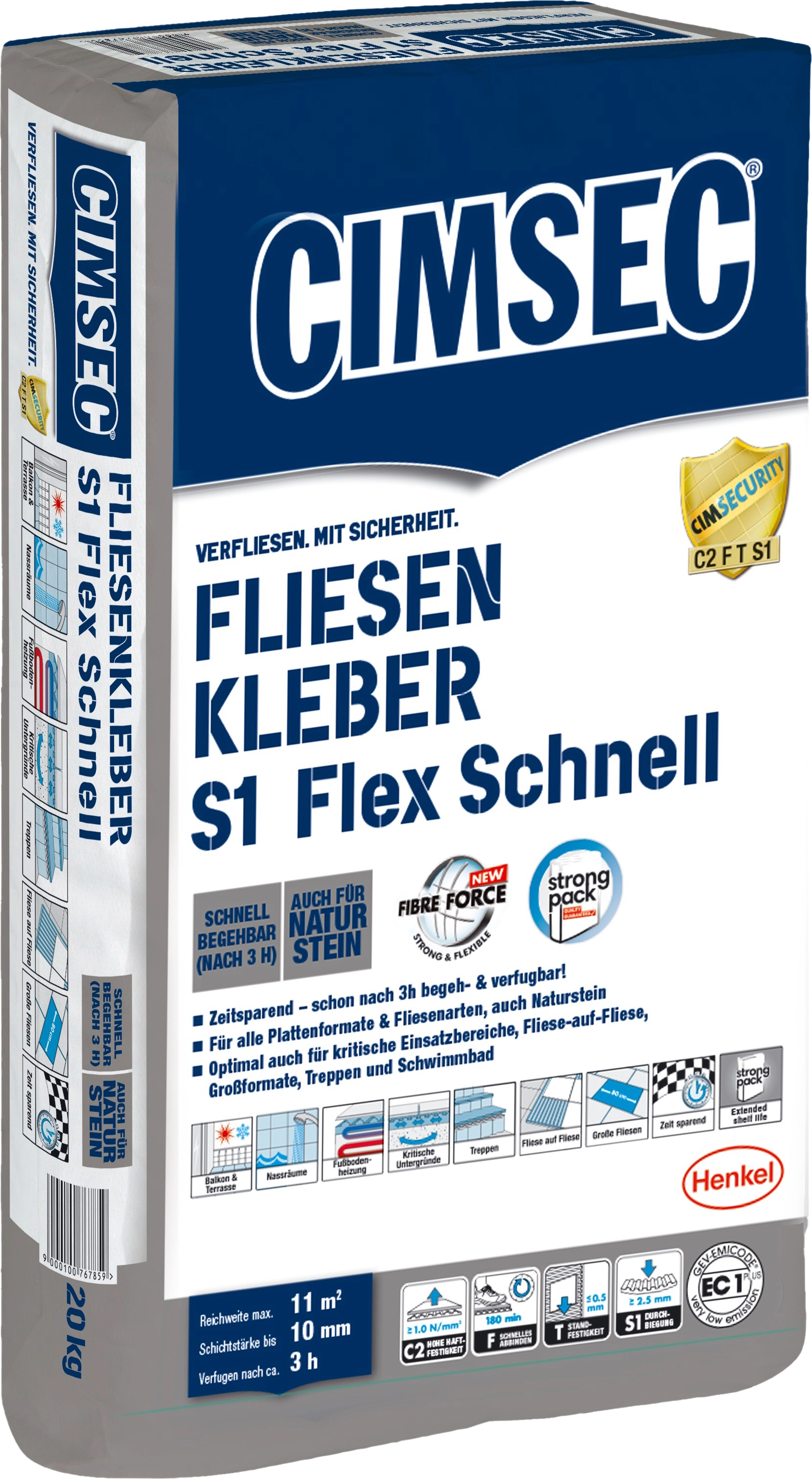 Cimsec Fliesenkleber S Flex Schnell Kg Kaufen Bei Obi