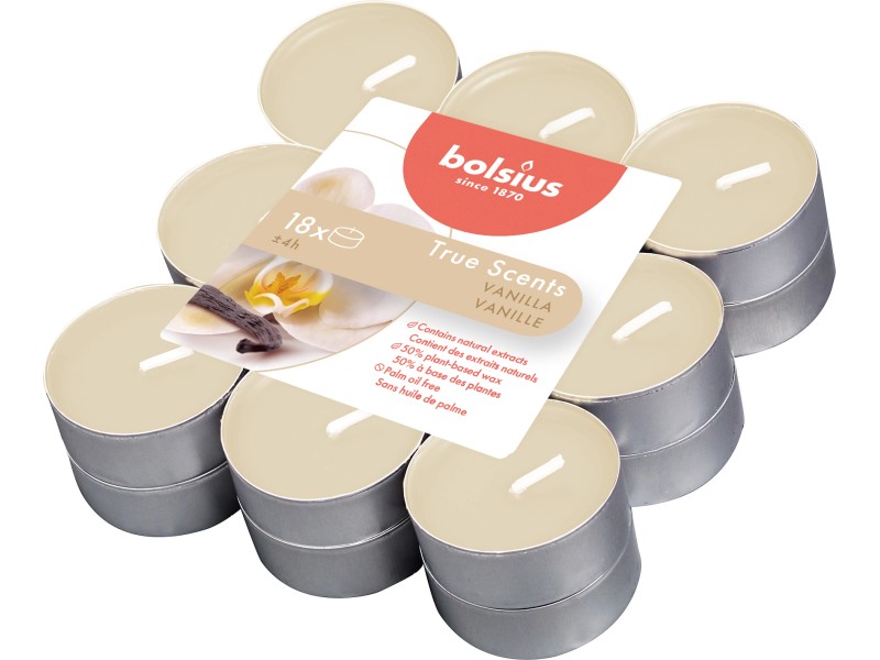 Bolsius Duftteelichter True Scents 18er Pack Vanille Kaufen Bei OBI