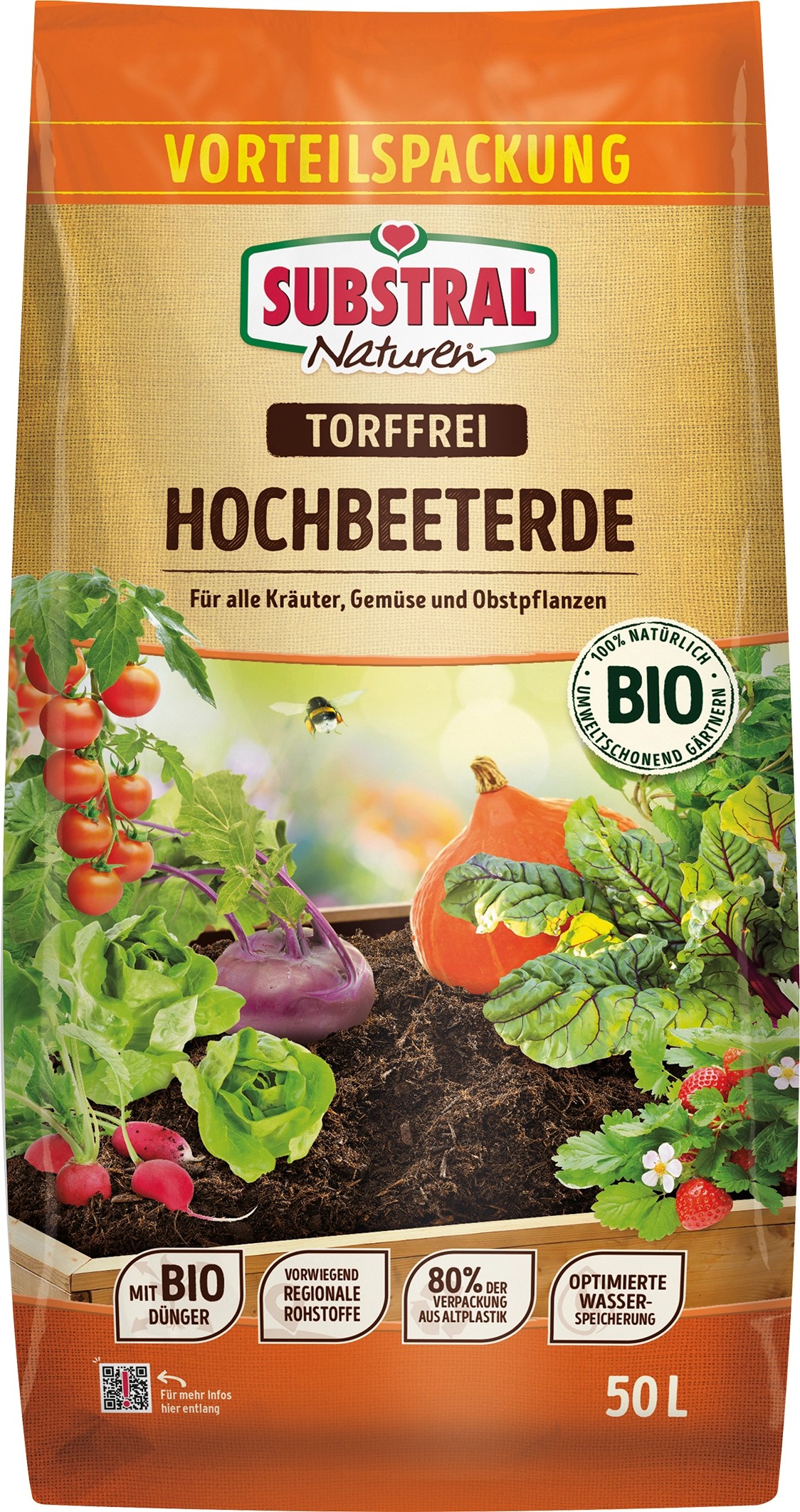 Substral Naturen Hochbeet Erde Bio Und Torffrei 50 L Kaufen Bei OBI