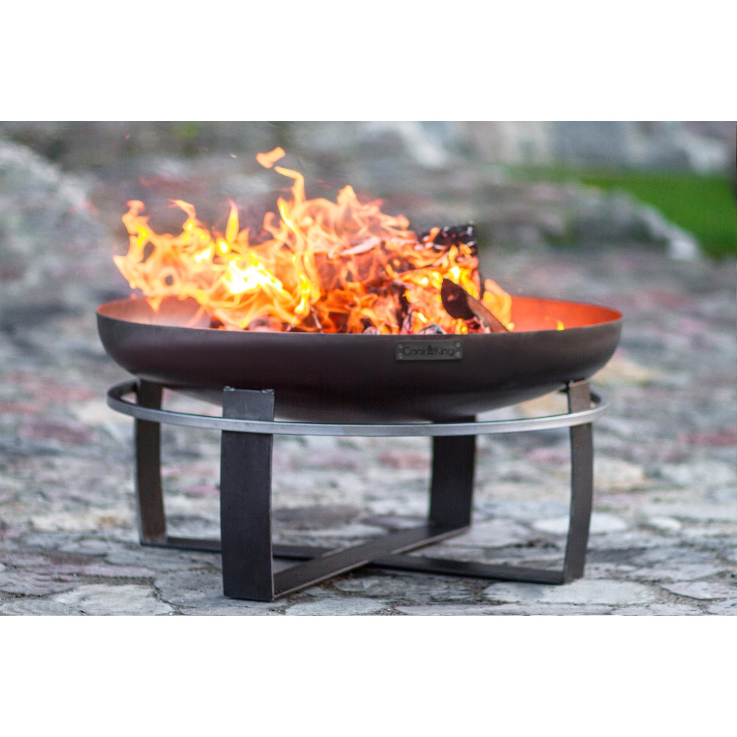 CookKing Feuerschale Stahl Viking Ø 60 cm x 36 cm Schwarz kaufen bei OBI