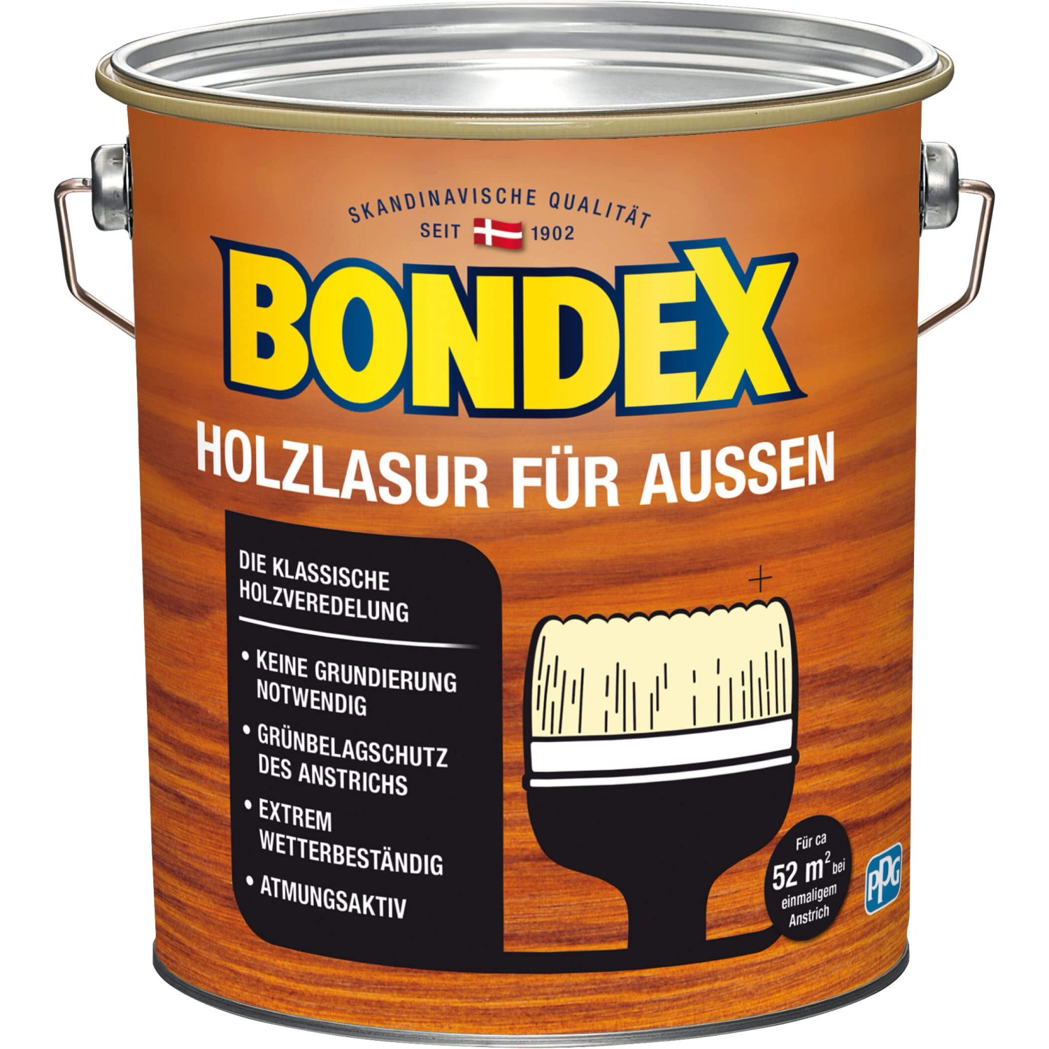 Bondex Holzlasur F R Au En Mahagoni Seidengl Nzend L Kaufen Bei Obi