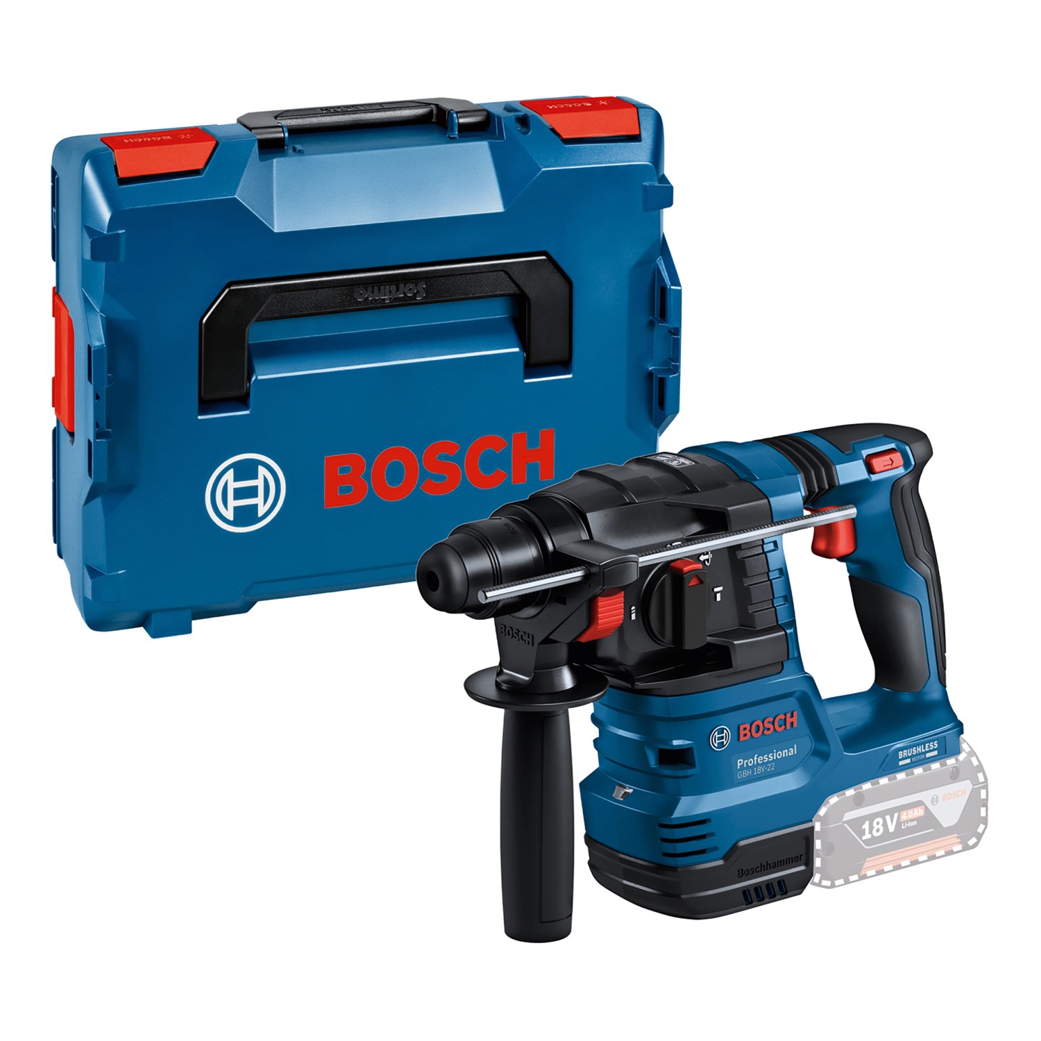 Bosch Professional 18 V Akku Bohrhammer GBH 18V 22 Solo In L Boxx