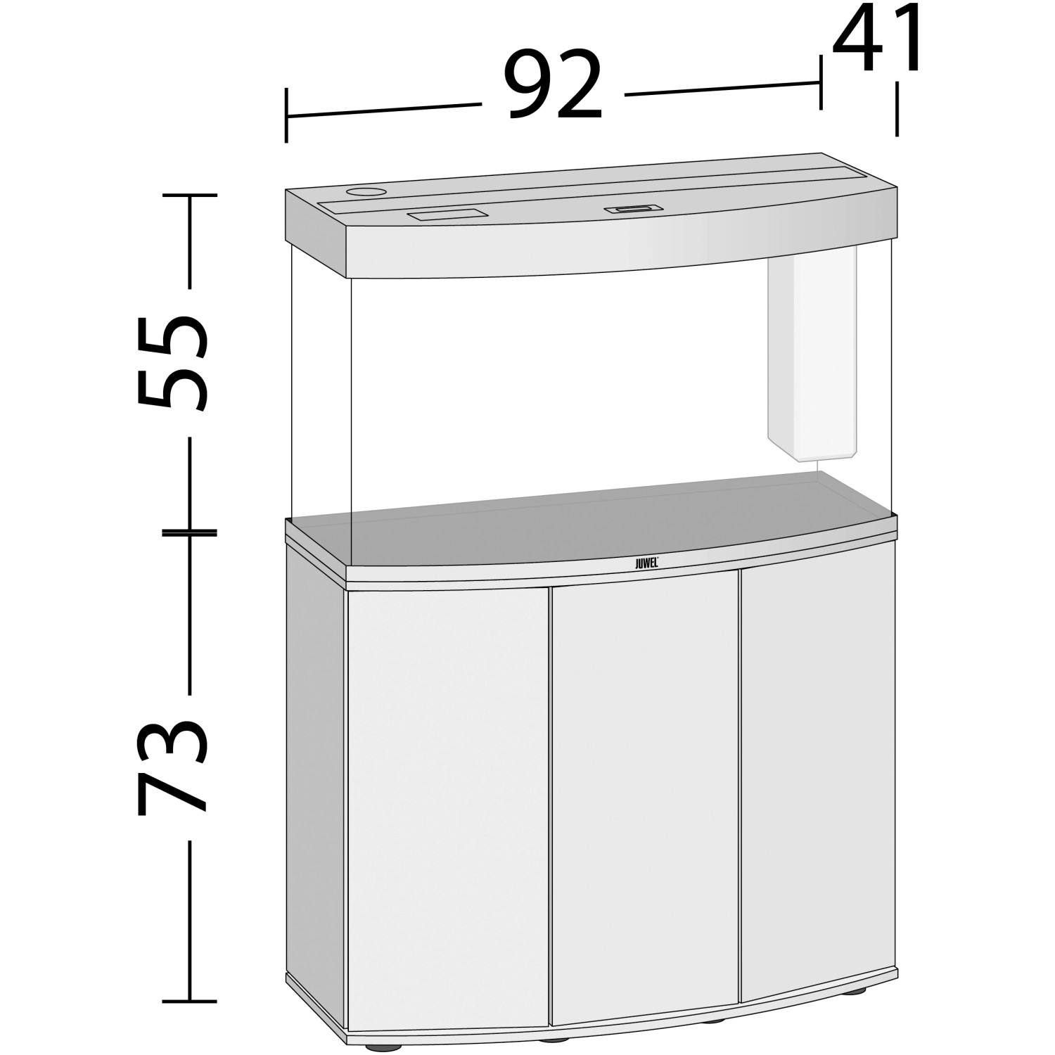 Juwel Aquarium Kombination Vision Led Sbx Wei L Kaufen Bei Obi