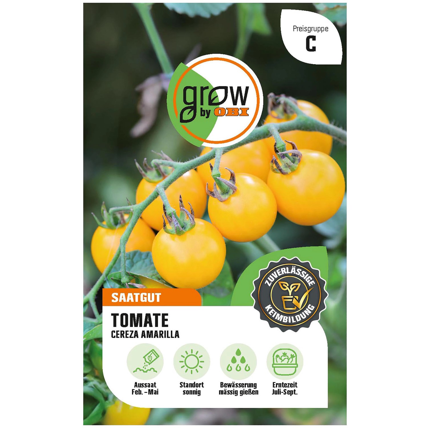 GROW By OBI Tomaten Cereza Amarilla Amateurras Kaufen Bei OBI