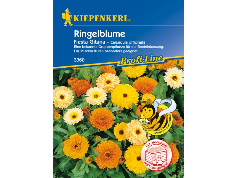 Kiepenkerl Ringelblume Fiesta Gitana Gelb Orange Calendula Kaufen Bei OBI