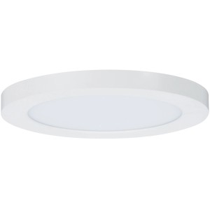 Rundes, weißes Paulmann LED-Einbaupanel Cover-it, 12W, für Deckenmontage.