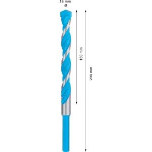 Bosch Expert Multi Construction Bohrer CYL-9, 16 mm, Universalbohrer für verschiedene Materialien.