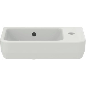 Ideal Standard i.life S Handwaschbecken, 45 cm, Weiß, mit Hahnloch rechts und Überlauf.