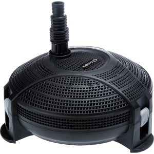 Schwarze VT Teichpumpe Econo 6.000 Liter für Gartenteiche.