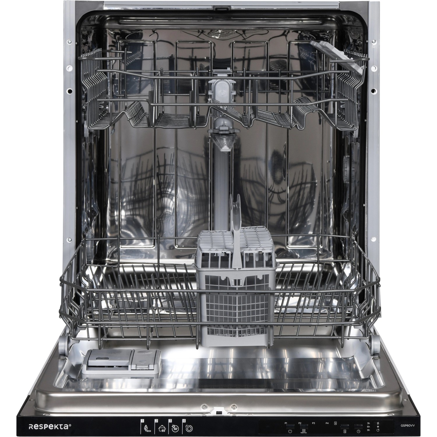 Innenansicht: Respekta Geschirrspüler vollintegriert, Teil der Küchenzeile Marleen.