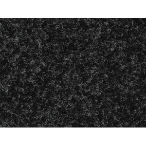 Nahaufnahme: Anthrazitfarbener Kunstrasen Green, ideal für Balkon und Terrasse.