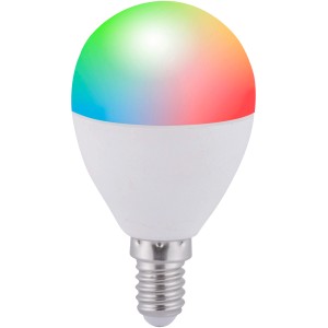 Just Light LED-Lampe Lolasmart-Bulb E14, App-steuerbar mit Fernbedienung, RGB und CCT.