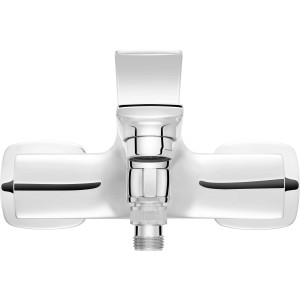 baliv Wannenarmatur WA-5080 in Chrom, Frontansicht.