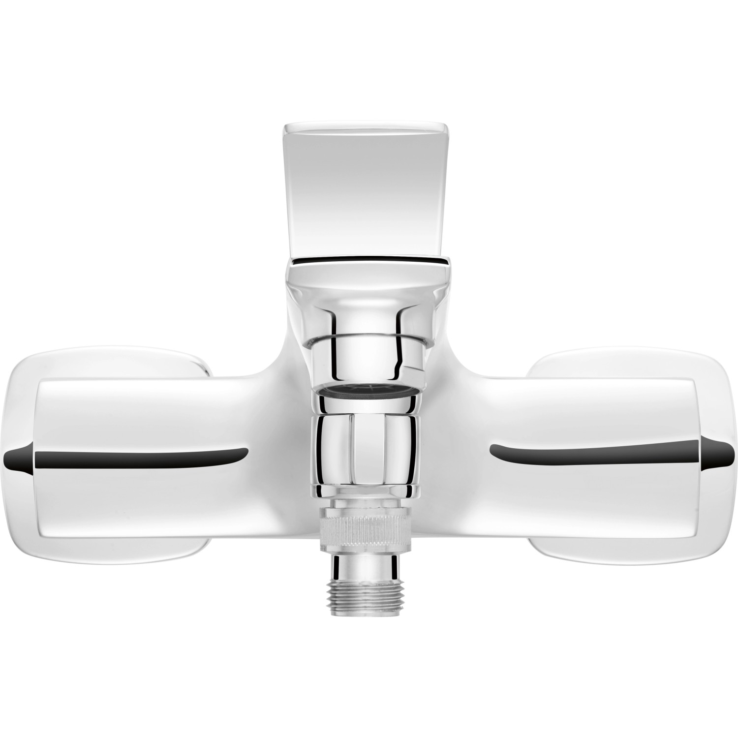 baliv Wannenarmatur WA-5080 in Chrom, Frontansicht.