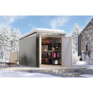 Karibu Metallgerätehaus Neos 2,5 Graualuminium