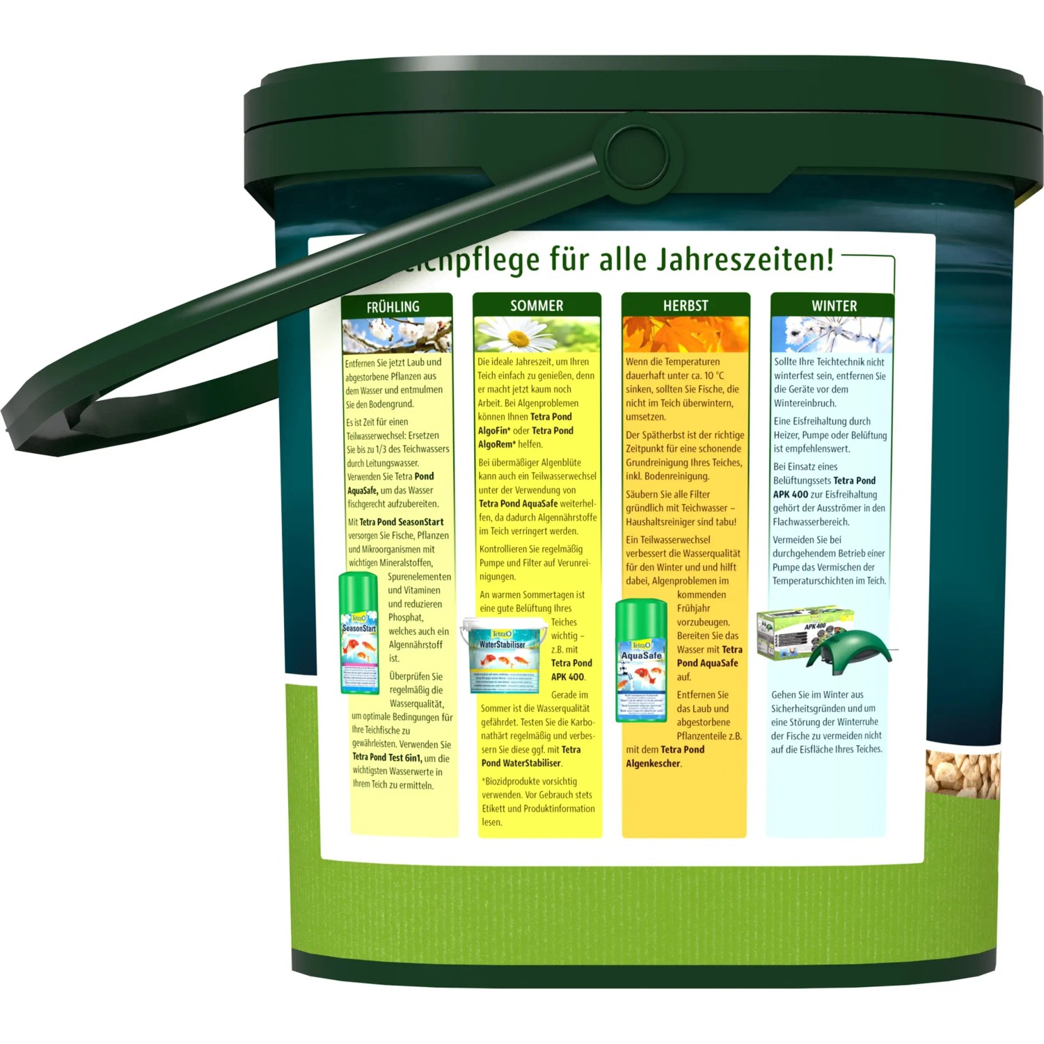 Tetra Pond Fischfutter Sticks 7 l: Hauptfutter für Teichfische, schwimmfähig und leicht verdaulich.