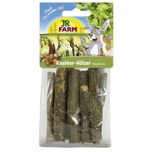 JR Farm Nager-Snacks Knabber-Hölzer Haselnuss 10 Stück