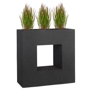 Pflanzwerk Hochbeet Pflanzkübel Vista Premium Frostbeständig 66 cm Anthrazit