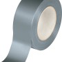 Silbernes PVC Klebeband, 33m x 30mm, für Heizungsinstallationen.