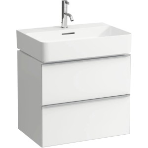 Laufen Val Waschtisch, 60 cm, Weiß, mit Hahnloch und Überlauf, für moderne Badezimmer.