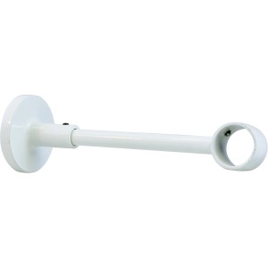 Weiße Mydeco Gardinenstangen-Halterung Wire (Ø 2 cm) für Stilgarnituren.