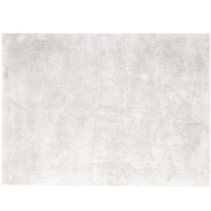 Kayoom Hochflorteppich Bali 110, elfenbeinfarben, 80x150 cm. Flauschiger Teppich für Wohnzimmer und Schlafzimmer.