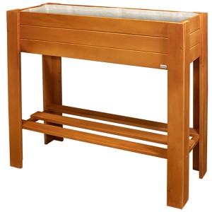 Wagner Holz-Hochbeet Green Box Light Pappel 83 cm x 35 cm x 70 cm Kastanie FSC®