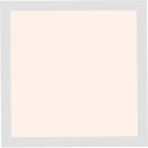 Quadratisches, weißes LED-Panel Fleet 29,5x29,5 cm für die Deckenmontage.