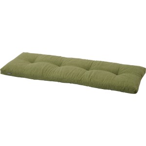 Siena Garden Banksitzkissen Comfort, 110x44x7 cm, olivegrün, mit Steppung und Bindebändern.