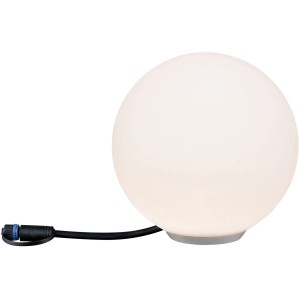 Paulmann Plug & Shine LED-Leuchte Globe, Ø 20cm, warmweiß, für Außenbeleuchtung.