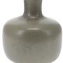 Porzellanvasen in Beige, Grau und Braun mit Flaschenform, Ø 13x15 cm.