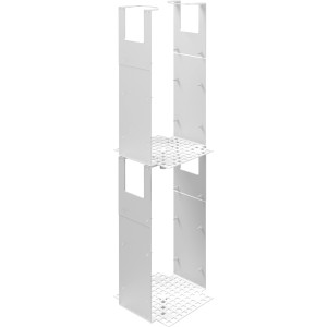 Juwel Bioflow 6.0 Filtereinsätze für Aquarienfilter, weiße Kunststoffkonstruktion.