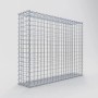 Gabiona Gabionenkorb, 80x100x20 cm, Maschenweite 5x5 cm, Drahtkorb für Einfassungen und Mauersysteme.