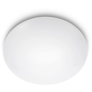 Weiße, runde Philips LED-Deckenleuchte Suede, 4x2,4 W, 4000 K. Schlichtes Design für jeden Raum.