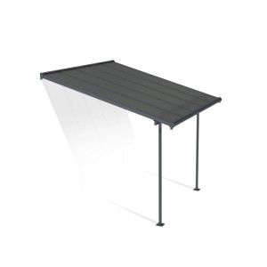 Canopia Terrassenüberdachung Capri 305 cm x 300 cm Anthrazit Grau